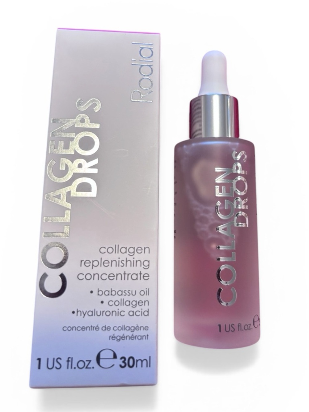 Rodial Collagen Drops Serum 30ml Hyaluronic Acid Glow Skincare NEW New in Box